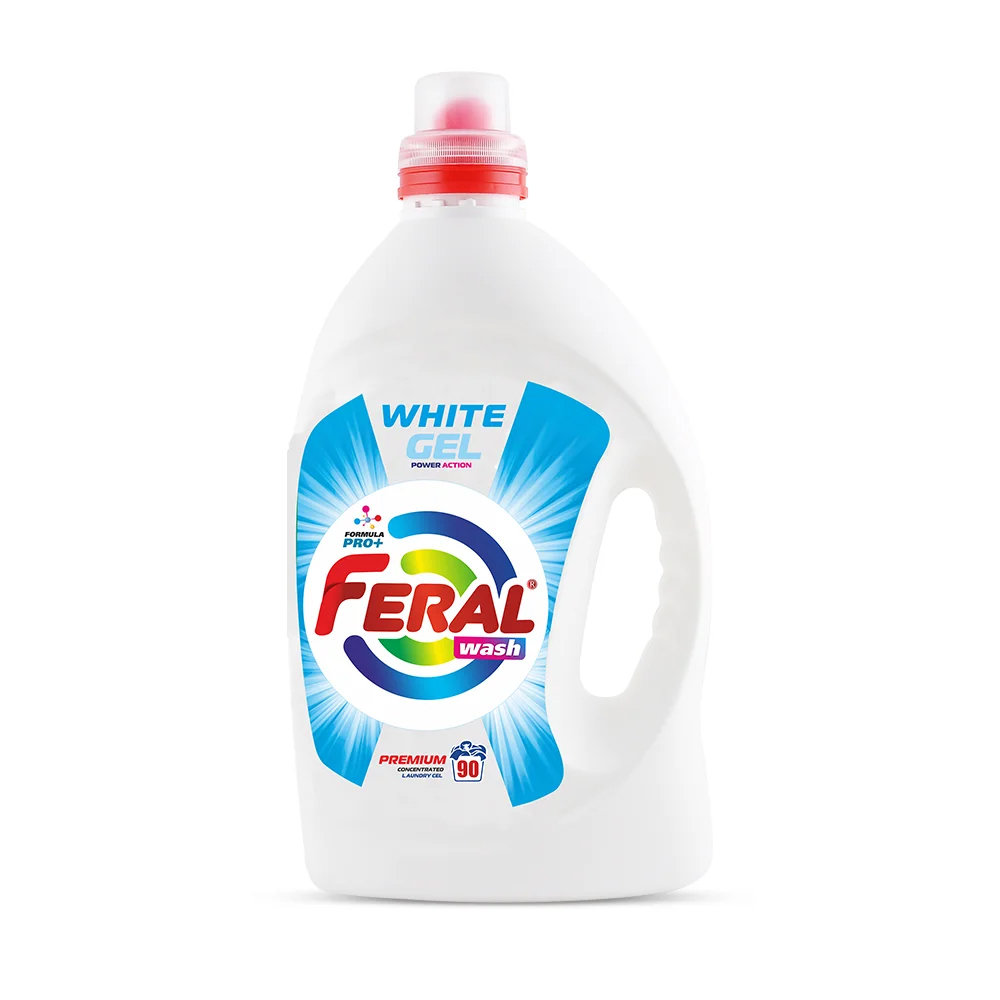 Гель для прання білих речей концентрований Feral White, 4500мл